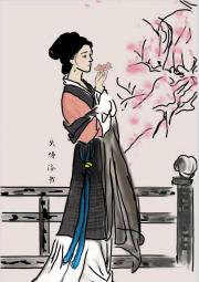 残将种杏花，杏花吹满头